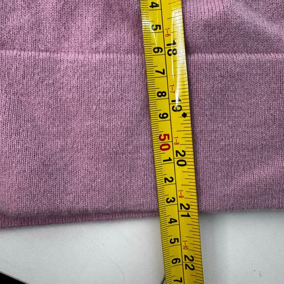 Grayson & Dunn 100% Cashmere Hooded Sweater Full Zip Up Soft Pink Size Large - Picture 7 of 8